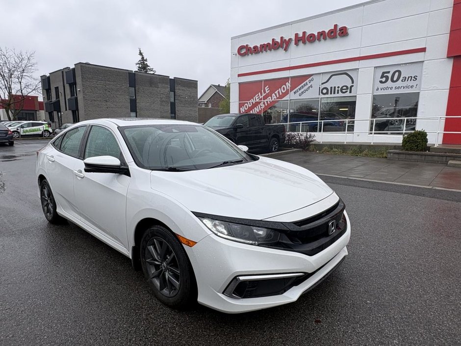 2021 Honda Civic EX  CARPLAY I HEATED SEATS I SUNROOF I MAGS I STARTER I ATIVE SECURITY in Montréal, Quebec