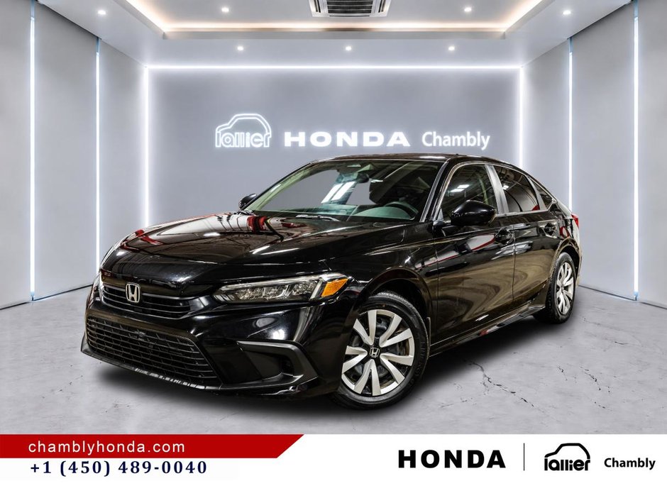 2022 Honda Civic LX CARPLAY I HEATED SEATS I CAMERA I STARTER I ACTIVE SECURITY in Montréal, Quebec