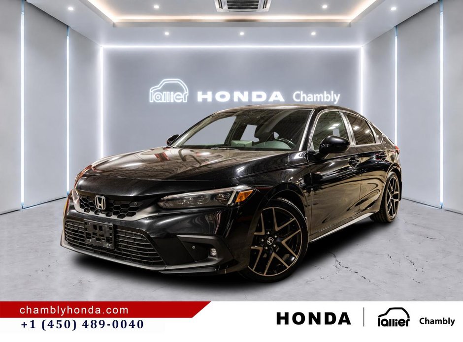 2022 Honda Civic Sport Touring MANUAL I LAST YEAR OF PRODUCTION I LEATHER I SUNROOF I WIRELESS CARPLAU I MAGS in Montréal, Quebec