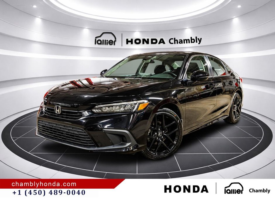Honda Civic EX SUNROOF I MAGS I HEATED SEATS & STEERING WHEEL I CARPLAY I ACTIVE SECURITY 2024 à Montréal, Québec