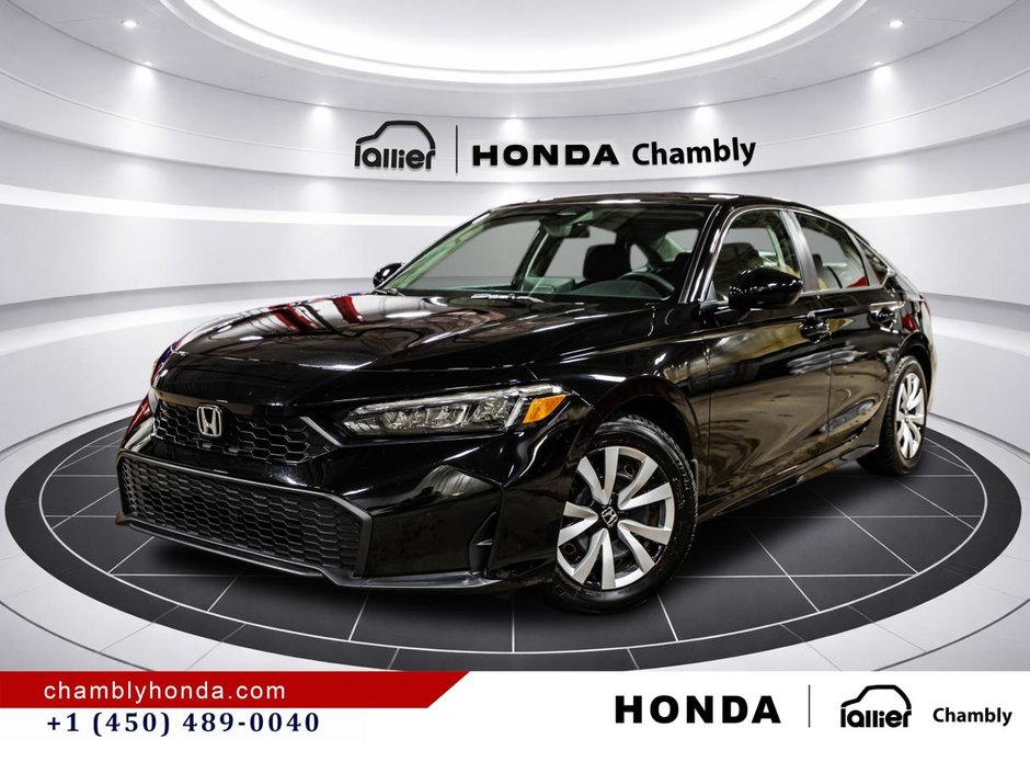 Honda Civic LX 8,000 KM !!! I CARPLAY I HEATED SEATS I STARTER I CAMERA I ACTIVE SECURIY 2026 à Montréal, Québec