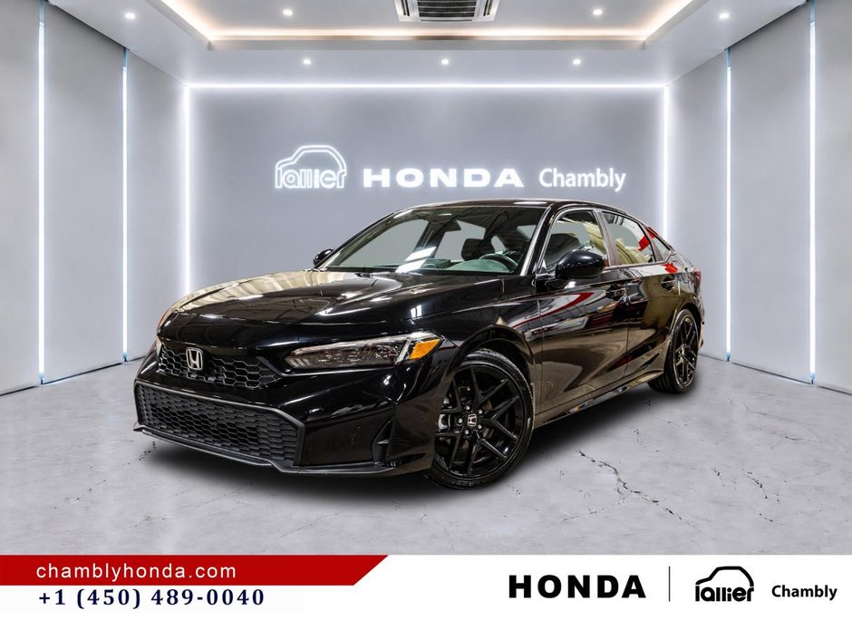 Honda Civic Sport CVT  SUNRROG I MAGS I HEATED SEATS & STEERING WHEEL I CARPLAY I  STARTER I ACTIVE SECURITY 2026 à Montréal, Québec