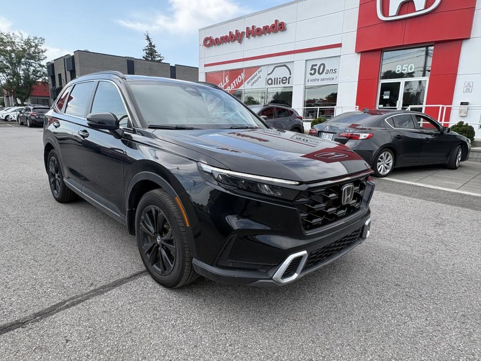 Honda CR-V Hybrid Touring AWD CARPLAYU I SUNROOF I MAGS I HEATED SEATS AND STEERING WHEEL I ACTIVE SECURITY I STARTER 2023 à Montréal, Québec