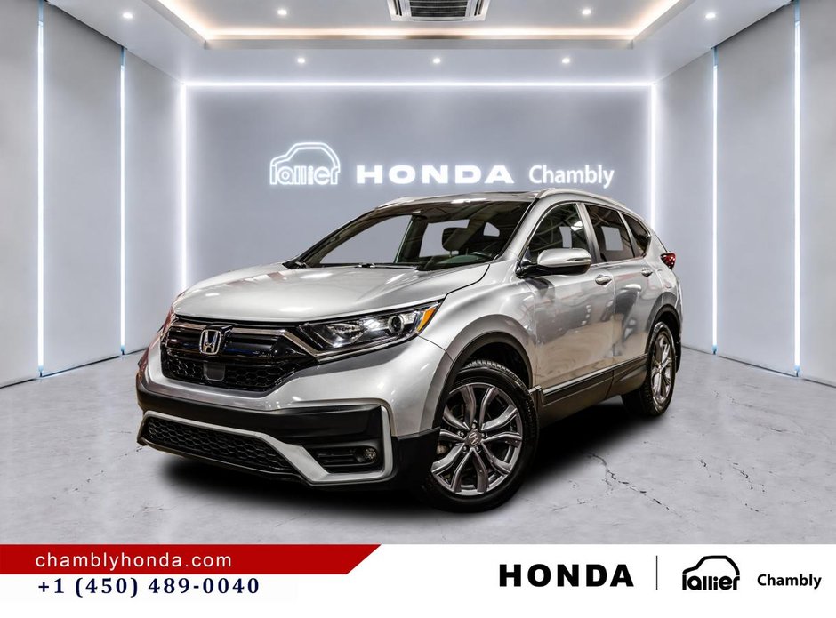 2021 Honda CR-V Sport AWD SUNROOF I MAGS I HEATED SEATS AND STEERING WHEEL I CARPLAY I STARTER I ACTIVE SECURITY in Montréal, Quebec