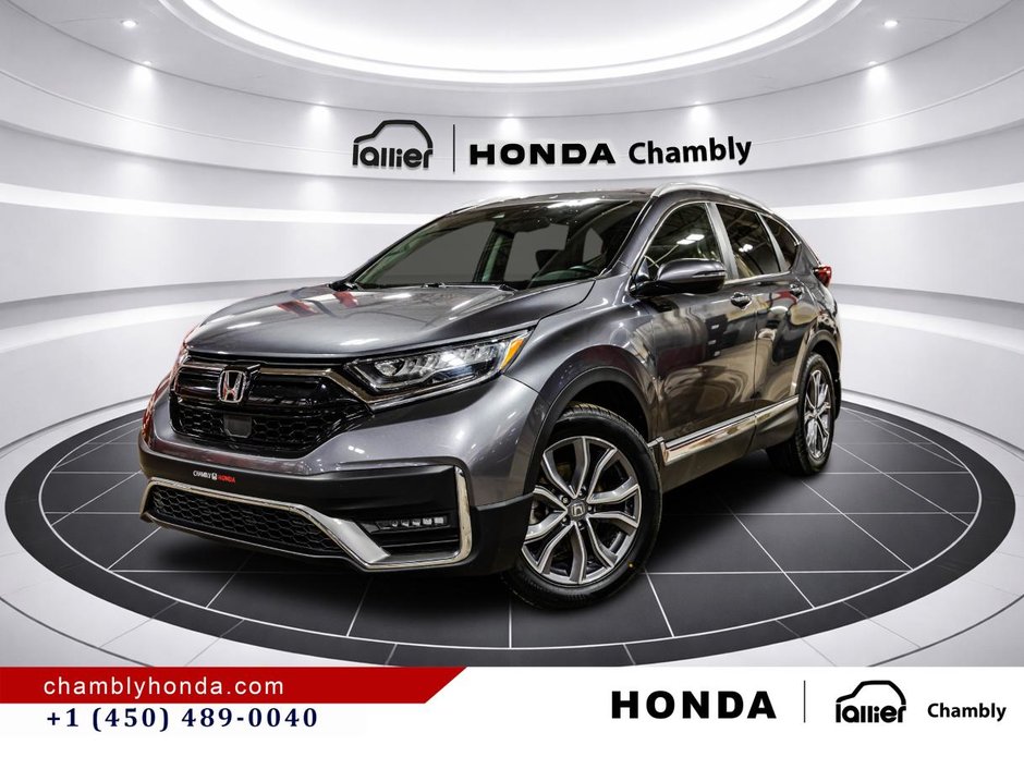 2022 Honda CR-V Touring AWD I CARPLAY I LEATHER I PANORAMIC SUNROOF I MAGS I STARTER I ACTIVE SECURITY in Montréal, Quebec