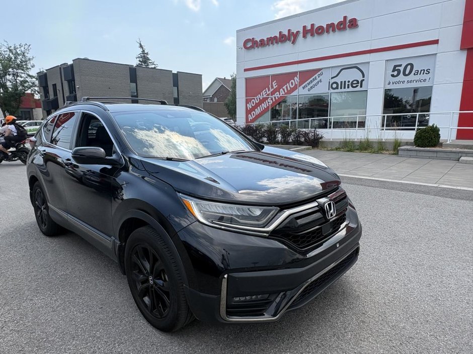 Honda CR-V Black Edition AWD I PANORAMIC SUNROOF I LEATHER I HEATED SEATS & STEERING WHEEL I STARTER I 2022 à Montréal, Québec