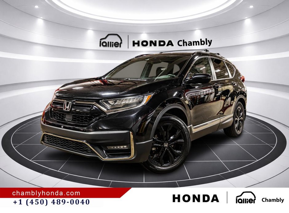 Honda CR-V Black Edition AWD I PANORAMIC SUNROOF I LEATHER I HEATED SEATS & STEERING WHEEL I STARTER I 2022 à Montréal, Québec