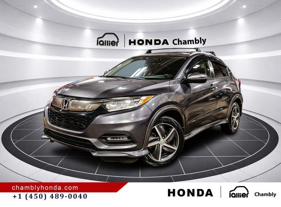 2022 Honda HR-V Touring AWD LEATHER I MAG I CARPLAY I HEATED SEATS I SUNROOF I GPS I ACTIVE SECURITY in Montréal, Quebec