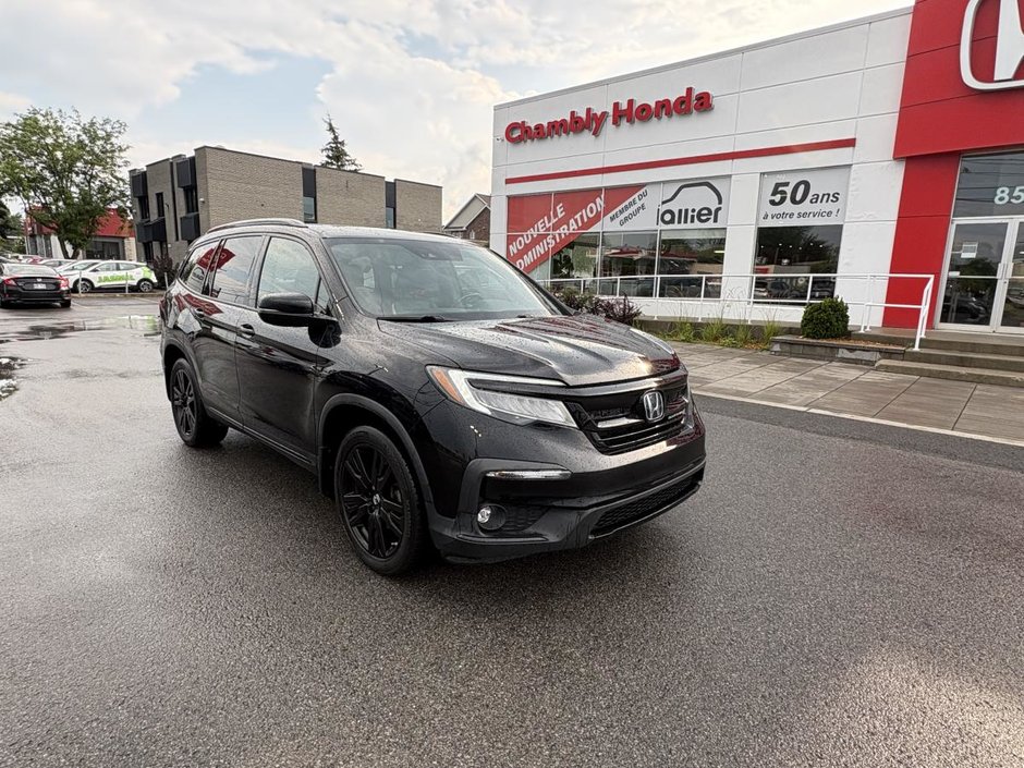 2021 Honda Pilot Black Edition AWD I LEATHER I SUNROOF I MAGS I HEATED & VENTILATED SEATS I CARPLAY STARTER in Montréal, Quebec