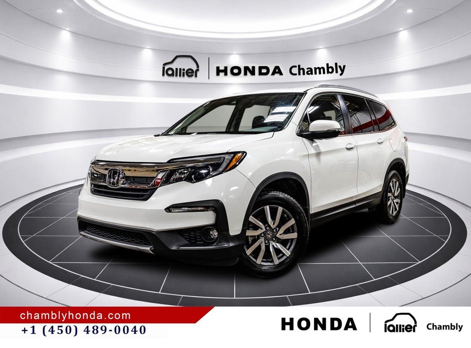 Honda Pilot EX-L Navi AWD LEATHER I SUNROOF I HEATED SEATS AND STEERING WHEEL I 8 SEATERS I CARPLAY I MAGS 2021 à Montréal, Québec
