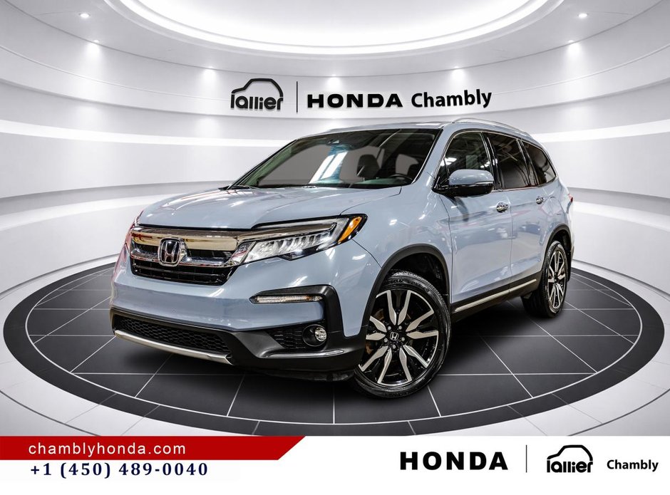 2022 Honda Pilot Touring 7-Passenger AWD I MAGS I LEATHER I STARTER I  HEATED SEATS & STEERING WHEEL I SUNROOF I in Montréal, Quebec