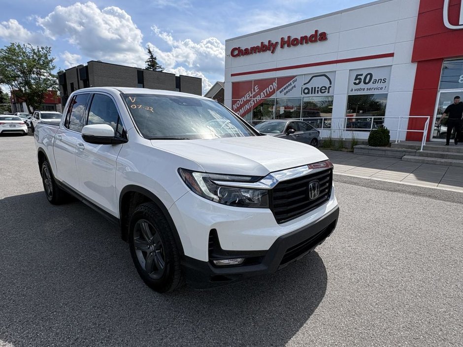 Honda Ridgeline Touring AWD 31,000 KM I LEATHER I MAGS I SUNROOF I HEATED & VENTILATED SEATS I CARPLAY I STARTER 2023 à Montréal, Québec