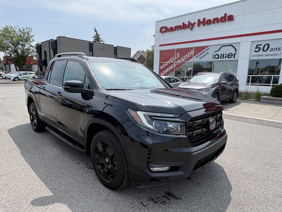 2024 Honda Ridgeline Black Edition AWD I LEATGER I SUNROOF I MAGS I STARTER I ACTIVE SECURITY in Montréal, Quebec