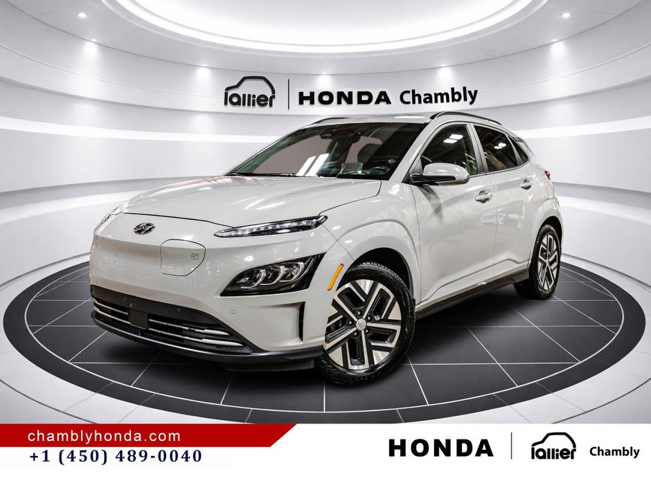 2023 Hyundai Kona Electric Ultimate I CARPLAY I HEATED & VENTILATED SEATS I SUNROOF MAGS I ACTIVE SECURITY in Montréal, Quebec