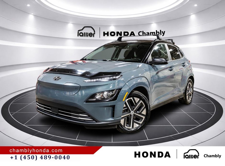 Hyundai Kona Electric Preferred FWD w/Two-Tone Roof MAGS I HEATED SEATS  & STEERING WHEEL I CARPLAY I STARTER I 2023 à Montréal, Québec