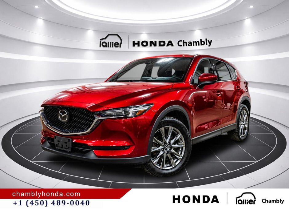 Mazda CX-5 Signature AWD LEATHER I HEATED ANS VENTILATED SEATS I TAUX 5.99% I SUNROOF I ACTIVE SECURITY 2021 à Montréal, Québec