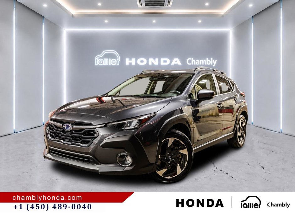 Subaru Crosstrek Limited AWD 24,000 KM I LEATHER I SUNROOF I MAGS I CARPLAY I HEATED SEATS I ACTIVE SECURITY 2024 à Montréal, Québec
