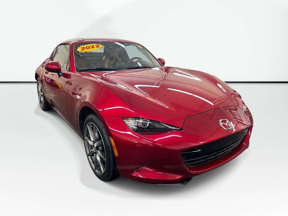 2022 Mazda MX-5 RF GT | Leather | Nav | USB | HtdSeats | Bluetooth in Saint John, New Brunswick