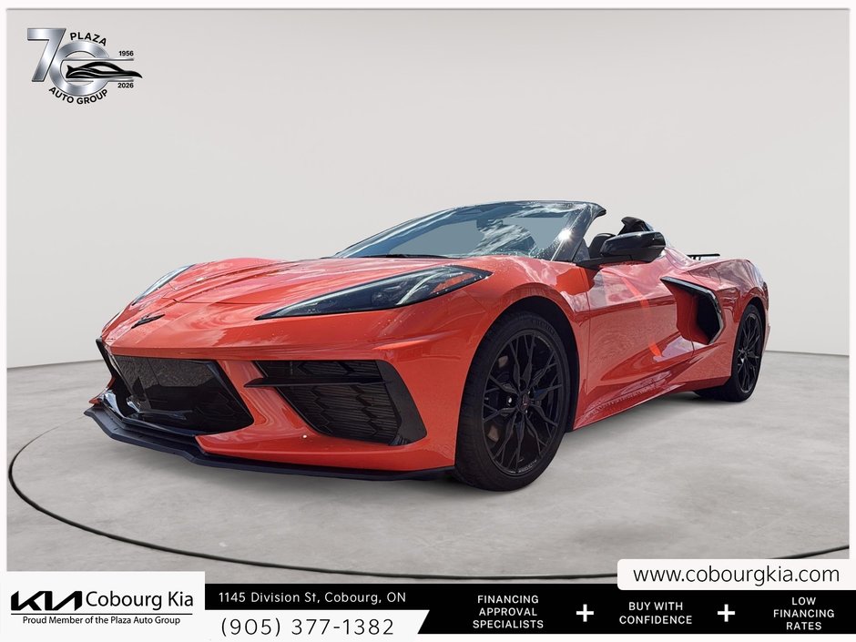 2025 Chevrolet Corvette 1LT CONVERTIBLE | ONE OWNER | LOW KM