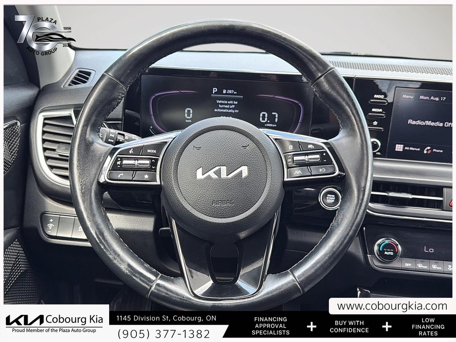 2024 Kia Seltos EX BOUGHT AND SERVICED AT COBOURG KIA | HEATED STEERING WHEEL | SUNROOF