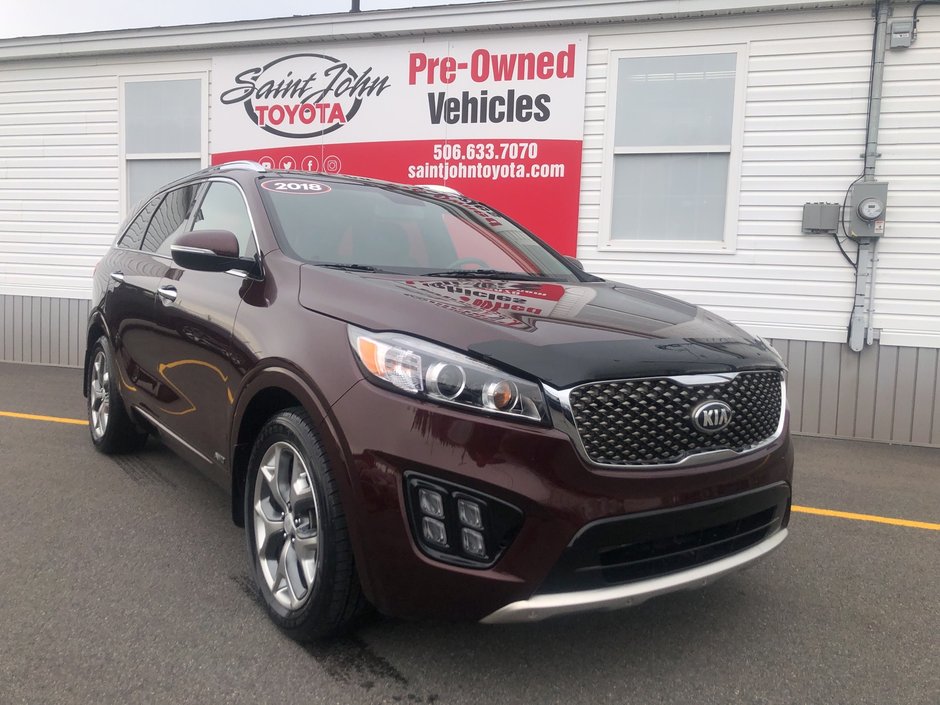 Saint John Toyota 2018 Kia Sorento Sx V6 Awd 3349az