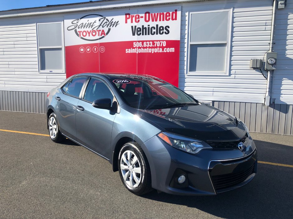 Saint John Toyota 2016 Toyota Corolla S 21044A Saint John Toyota 2016 Toyota Corolla S 21044A