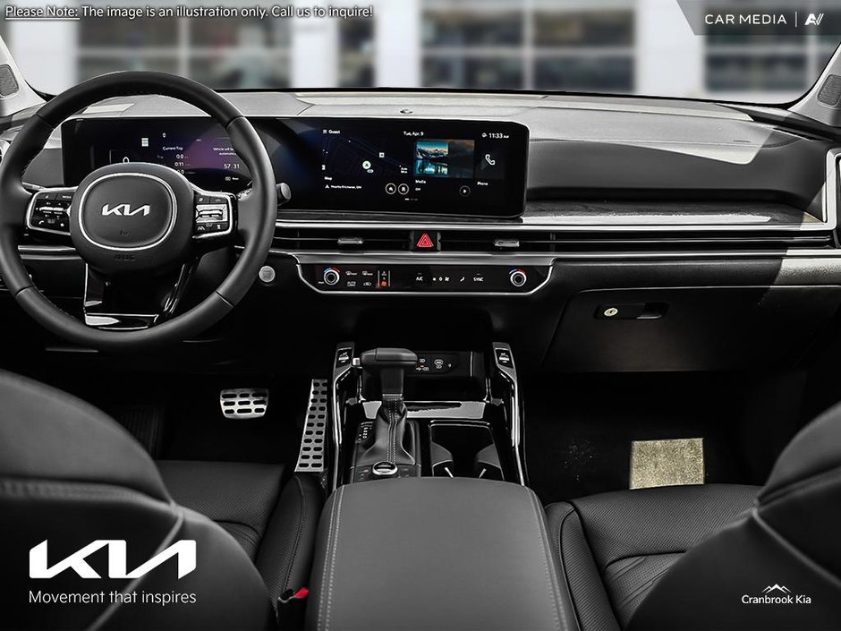 2025 Kia Sorento X-Line Limited Black Interior-20