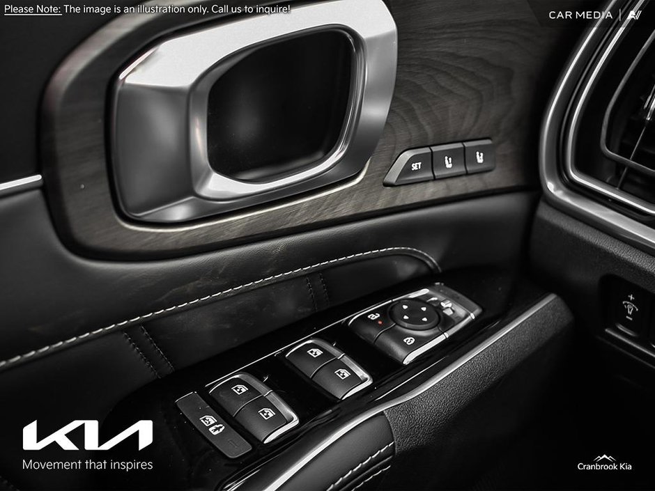 2025 Kia Sorento X-Line Limited Black Interior-14