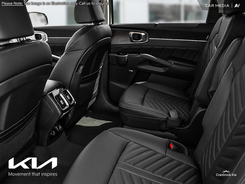 2025 Kia Sorento X-Line Limited Black Interior-19