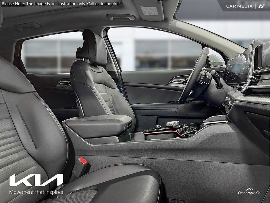 2025 Kia SPORTAGE PHEV SX - Black Interior-15