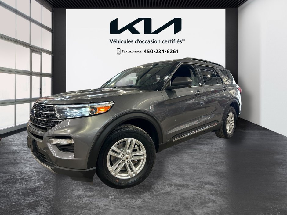 2021 Ford Explorer XLT, JAMAIS ACCIDENTÉ, 6 PASSAGERS, AWD, MAGS in Mirabel, Quebec