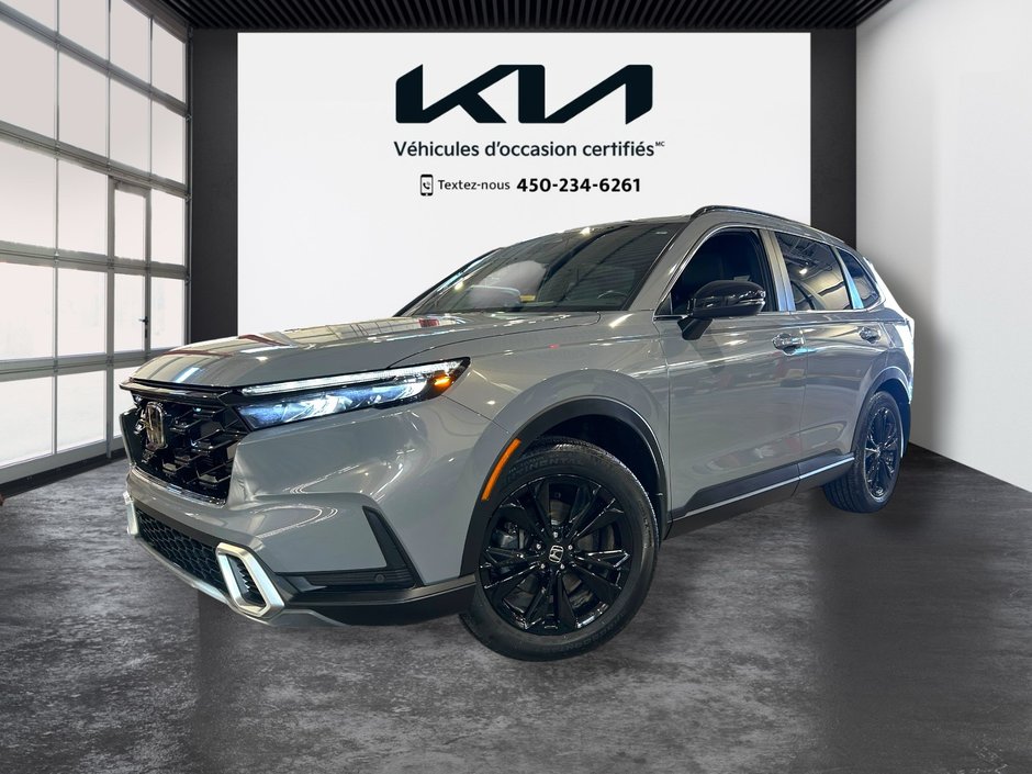 2024 Honda CR-V Hybrid Touring, JAMAIS ACCIDENTÉ, 8 PNEUS, MAGS, AWD in Mirabel, Quebec