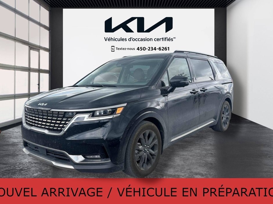 Kia Carnival SX, JAMAIS ACCIDENTÉ, 7 PASS, CUIR, TOIT, GPS 2024 à Mirabel, Québec