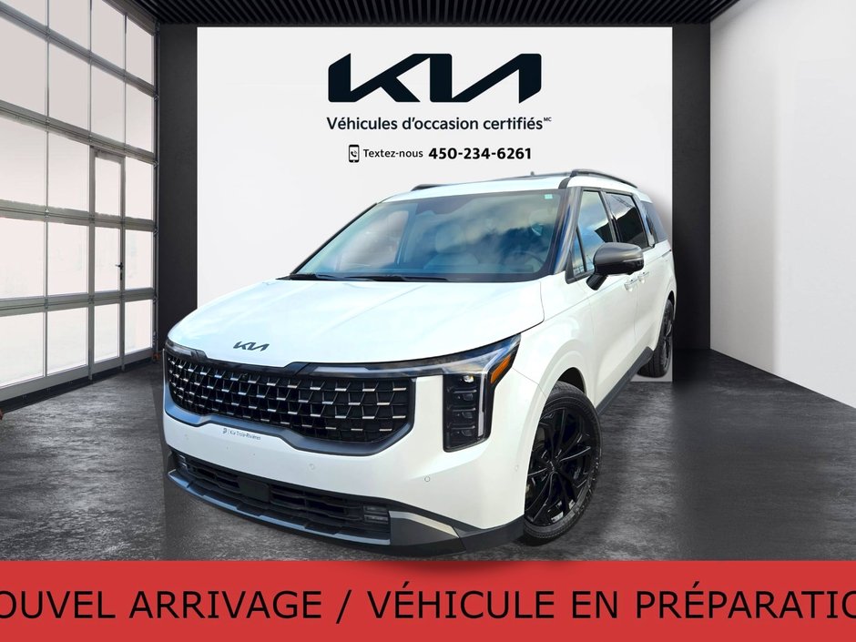 Kia Carnival SX+, JAMAIS ACCIDENTÉ, 7 PASSAGERS, CUIR, HUD, GPS 2025 à Mirabel, Québec