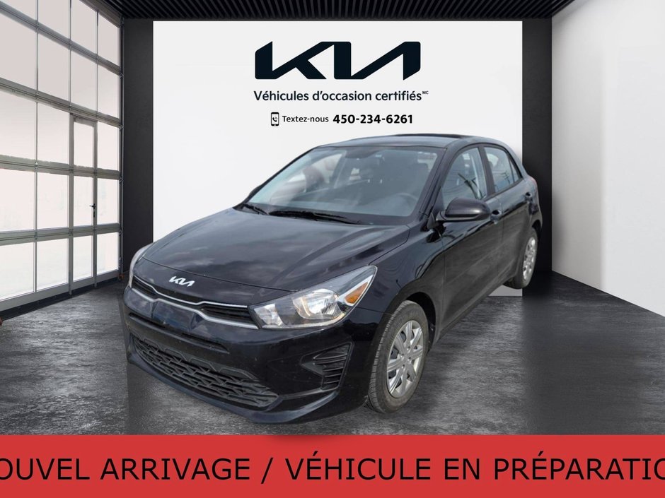 Kia Rio 5-door LX+, CAMERA, AUCUN ACCIDENT, SIEGES CHAUFFANTS 2023 à Mirabel, Québec