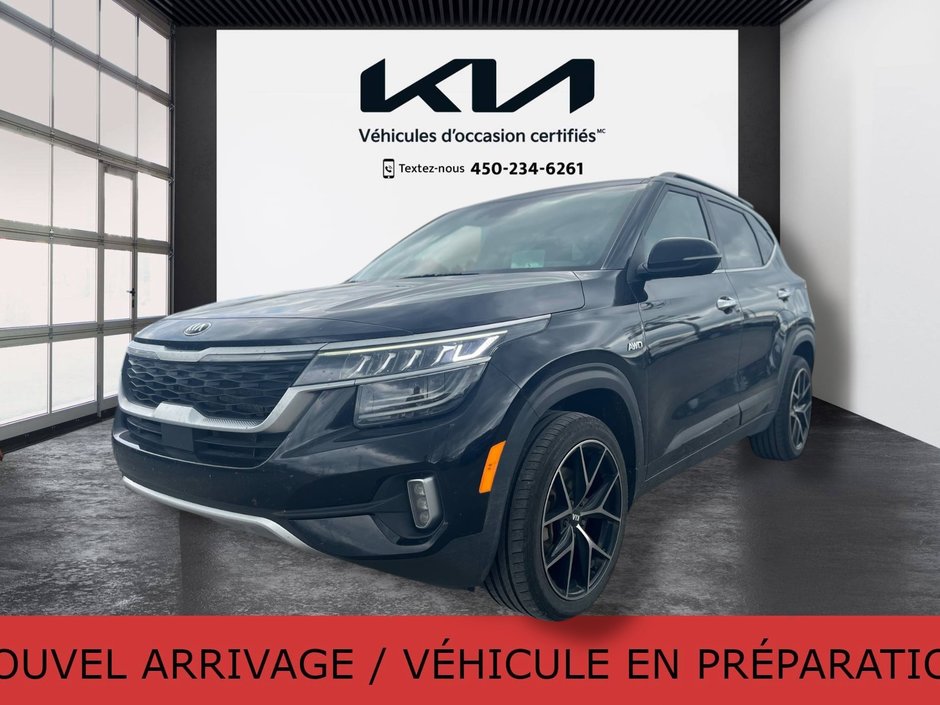 Kia Seltos SX Turbo, CUIR, TOIT, MAGS, GPS, HUD 2021 à Mirabel, Québec