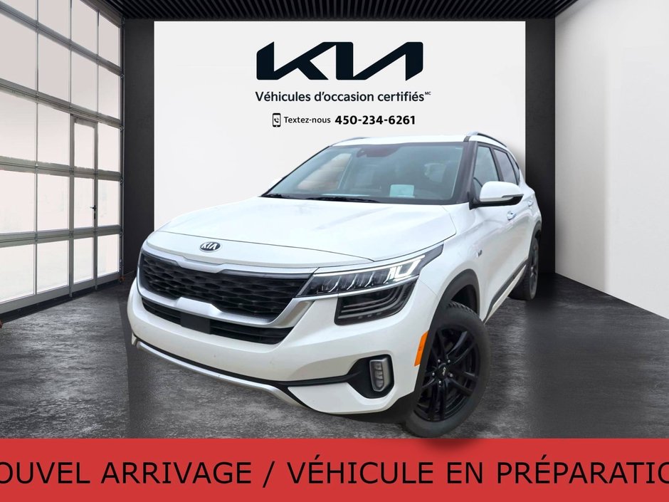 2021 Kia Seltos SX Turbo, JAMAIS ACCIDENTÉ, CUIR, AWD, 8 MAGS in Mirabel, Quebec