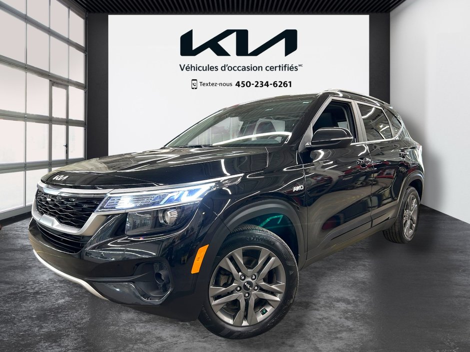 Kia Seltos EX, JAMAIS ACCIDENTÉ, CUIR, TOIT, AWD, MAGS 2023 à Mirabel, Québec