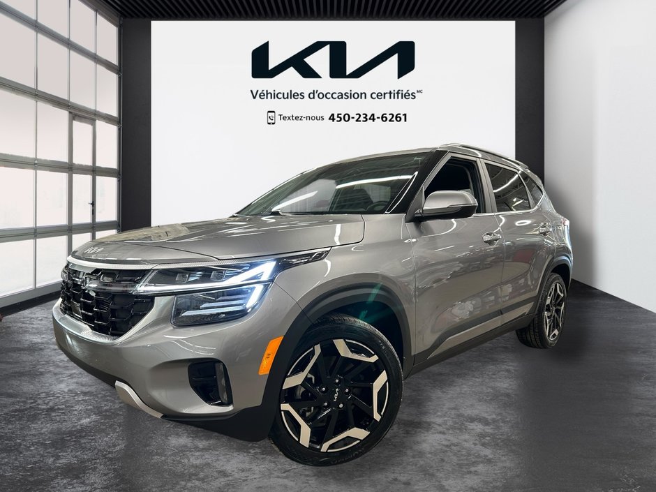 Kia Seltos SX, JAMAIS ACCIDENTÉ, CUIR, TOIT, AWD, GPS 2024 à Mirabel, Québec