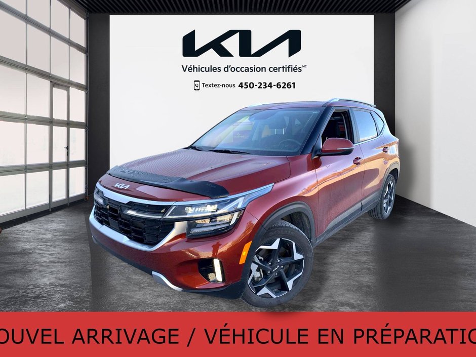 Kia Seltos EX Premium, JAMAIS ACCIDENTÉ, CUIR, TOIT, AWD, GPS 2024 à Mirabel, Québec