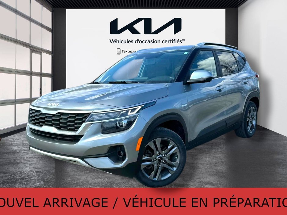 Kia Seltos EX, JAMAIS ACCIDENTÉ, CUIR, TOIT, AWD, MAGS 2024 à Mirabel, Québec