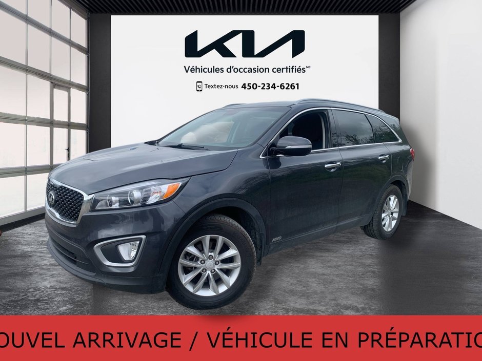 2016 Kia Sorento LX Turbo, AWD, JAMAIS ACCIDENTÉ,HITCH in Mirabel, Quebec
