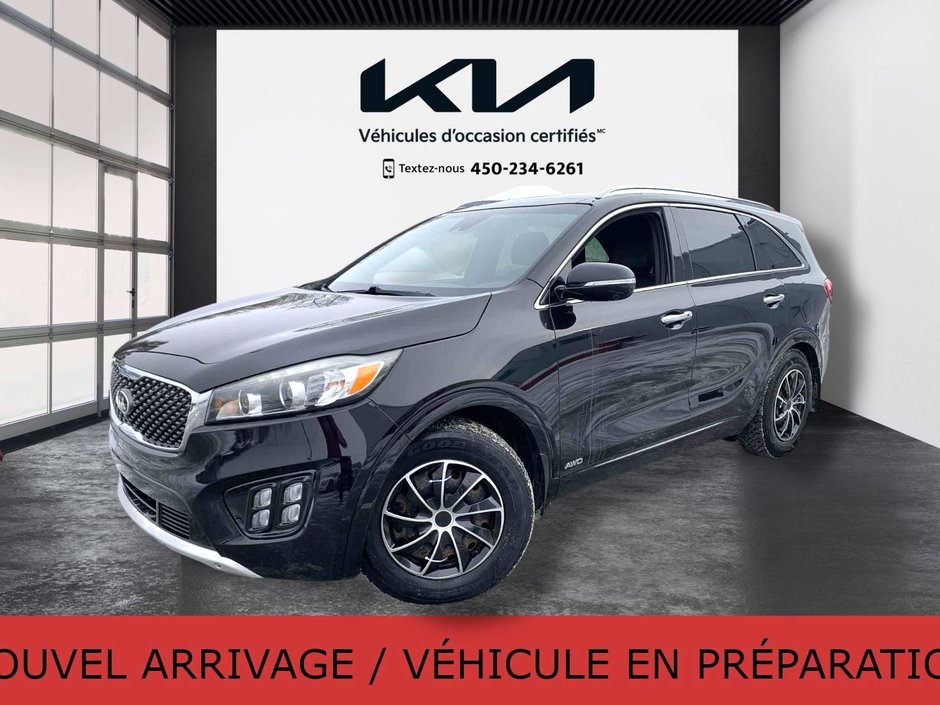 Kia Sorento SX V6, 7 PASSAGERS, CUIR, HITCH, TOIT OUVRANT 2017 à Mirabel, Québec