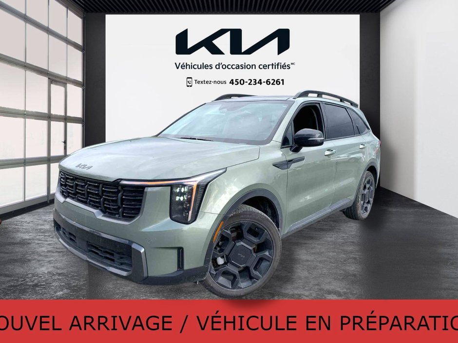 Kia Sorento X-LINE, JAMAIS ACCIDENTÉ, CUIR, AWD, HITCH, GPS 2025 à Mirabel, Québec