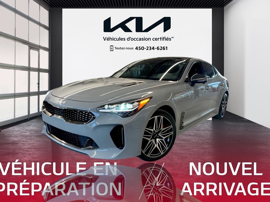 Stinger GT ELITE, AWD, CUIR/SUEDE, TOIT, GPS, V6 TURBO 2022 à Mirabel, Québec