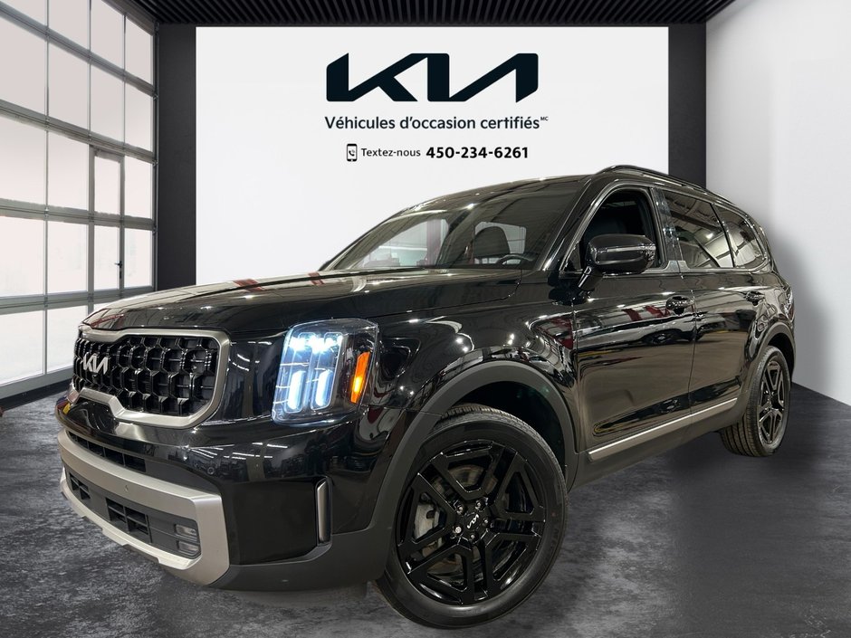 2023 Kia Telluride X-LINE, JAMAIS ACCIDENTÉ, 7 PASSAGERS, CUIR, TOIT in Mirabel, Quebec