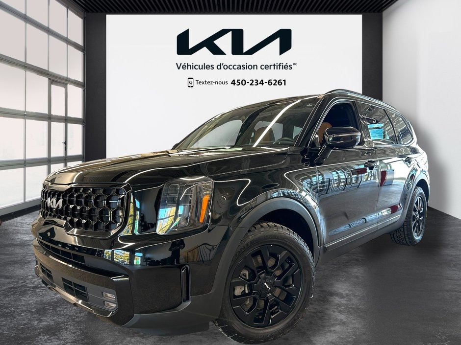 2024 Kia Telluride X-PRO, JAMAIS ACCIDENTÉ, 6 PASSAGERS, CUIR, AWD in Mirabel, Quebec