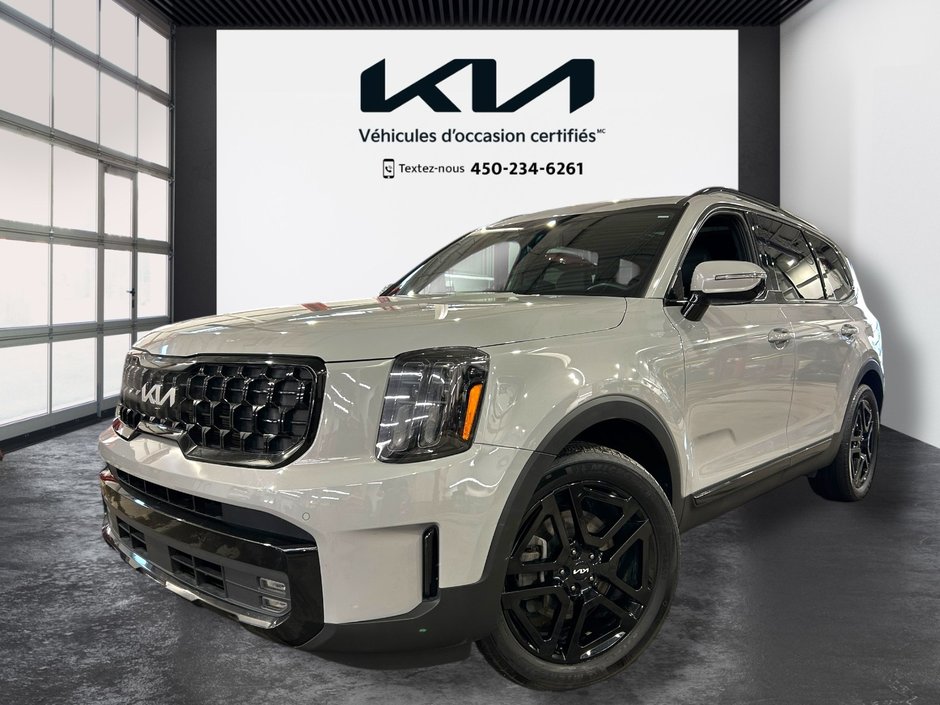 Kia Telluride X-LINE, JAMAIS ACCIDENTÉ, ENSEMBLE  D'HIVER 2024 à Mirabel, Québec