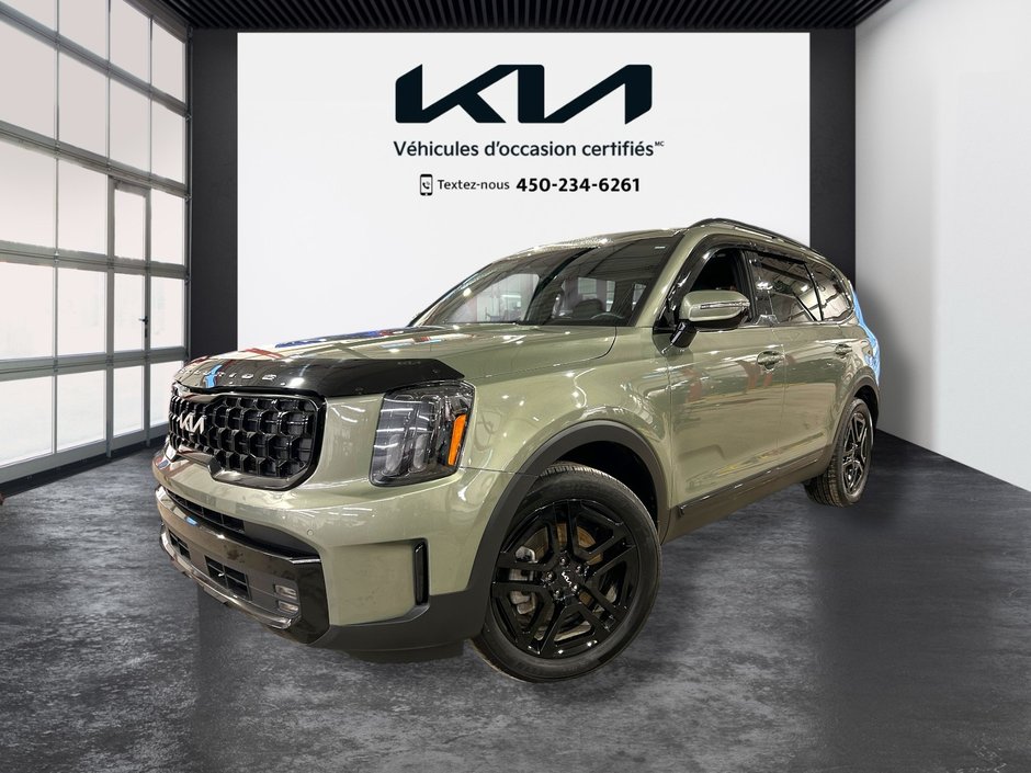 Kia Telluride X-LINE, JAMAIS ACCIDENTÉ, 7 PASSAGERS, CUIR, AWD 2024 à Mirabel, Québec