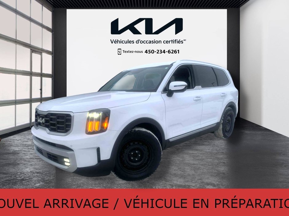 Kia Telluride SXL, JAMAIS ACCIDENTÉ, CUIR, TOIT, GPS, ALCANTARA 2024 à Mirabel, Québec